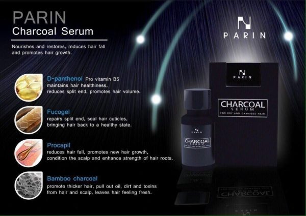 PARIN Hair Serum Charcoal Treatment For Dry Damaged To Healthy Silky Soft Moist 1