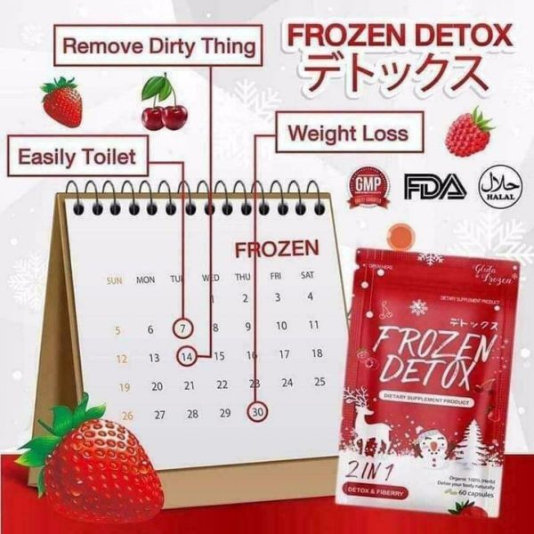 Frozen Detox Fast Slim 100% Natural Cleanse Fat Burn Diet 60 caps 1