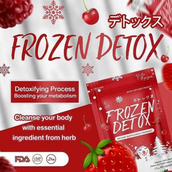 Frozen Detox Fast Slim 100% Natural Cleanse Fat Burn Diet 60 caps