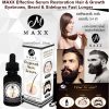 MAXX Effective Hair Serum Restoration Hair Loss & Growth Beard Sideburns Fast Longer