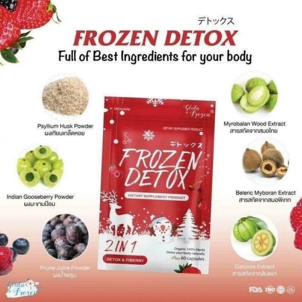 Frozen Detox Fast Slim 100% Natural Cleanse Fat Burn Diet 60 caps 5